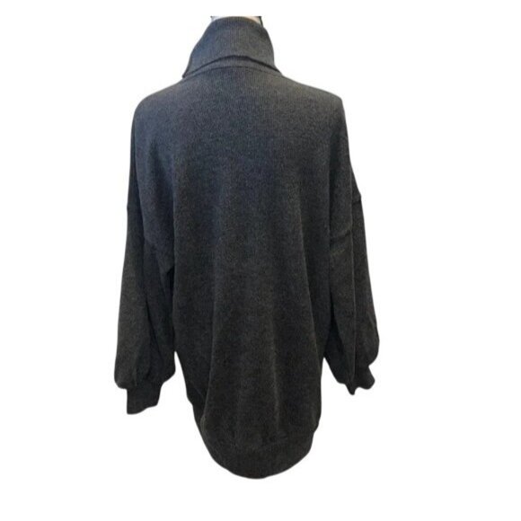 2/$30 NWT Choosy Gray XS Bishop Sleeve Sweater Dress - Picture 6 of 16